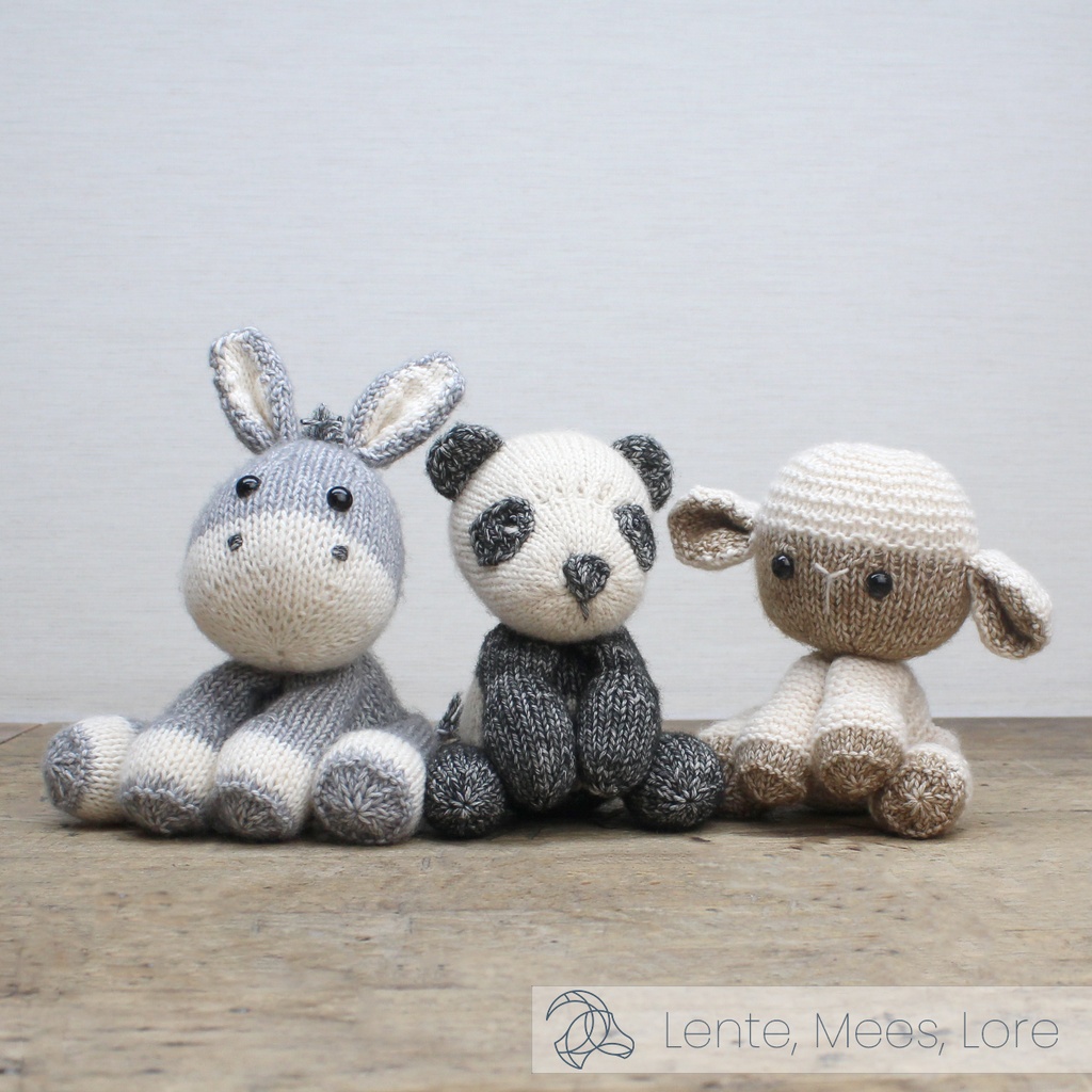 Mees Panda Knitting Kit - DIY Amigurumi Panda | Hardicraft
